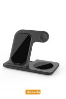 Azeada  PD-W8 Wireless Magsafe 3in 1 15 Watt Sarj Cihazi Siyah - 1