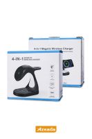 Azeada  PD-W9 Wireless Magsafe 4in 1 Sarj Cihazi Beyaz - 7