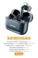 Azeada AZ-BT10 TWS    Bluetooth Kulaklık Renkli - 10