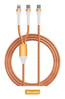 Azeada  AZ-B03th 2in1 Sarj Kablosu Turuncu - 6