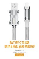 Azeada Type C PD-B95a  Data Kablosu Gümüş - 10