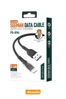 Azeada Type C PD-B94a seffaf Data Kablosu Siyah - 2