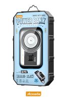 Azeada AZ-P13 22,5W 10000mAh Power Bank Dahili Kablolu Gümüş - 2