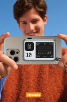 Azeada AZ-P13 22,5W 10000mAh Power Bank Dahili Kablolu Gümüş - 3