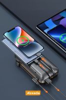 Azeada AZ-P16 22,5W 20000mAh Power Bank Dahili Kablolu Siyah - 3