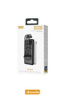 Azeada PD-P93 2,1A 20000mAh Power Bank Dahili Kablolu Beyaz - 7