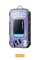 Azeada AZ-P01 22,5W 10000mAh Power Bank Dahili Kablolu Mavi - 7