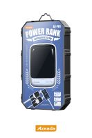 Azeada AZ-P01 22,5W 10000mAh Power Bank Dahili Kablolu Beyaz - 2