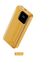 Azeada AZ-P11 22,5W 20000mAh Power Bank Dahili Kablolu Sari - 11