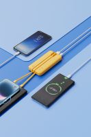 Azeada AZ-P11 22,5W 20000mAh Power Bank Dahili Kablolu Siyah - 4