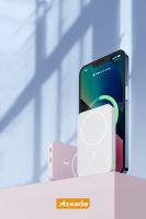 Azeada PD-V10 Wireless 15W 10000mAh Power Bank Beyaz - 8