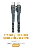 Azeada Type-C to Lightning PD-B89 27W Data Kablosu Siyah - 5