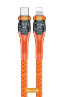 Azeada Type-C to Lightning PD-B89 27W Data Kablosu Turuncu - 6