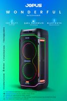 Jopus Wonderful    Mikrofonlu Bluetooth Hoparlör Siyah - 4