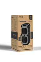 Jopus Party Time    Mikrofonlu Bluetooth Hoparlör Siyah - 4