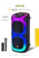 Jopus Party Time    Mikrofonlu Bluetooth Hoparlör Siyah - 5