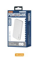 Azeada PD-P107 5V-2A 10000mAh Power Bank Beyaz - 7