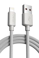 Simex USB to Lightning SPK-10 Monde 1mt 12W Data Kablosu Gri - 1