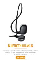 Azeada AZ-BN06 TWS Sporcu   Bluetooth Kulaklıklar Siyah - 5