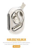 Azeada AZ-BT13 TWS    Bluetooth Kulaklıklar Beyaz - 5