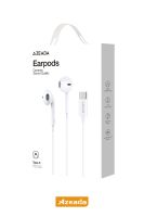 Azeada AZ-E03 Type C  Mikrofonlu Kulaklik Beyaz - 2