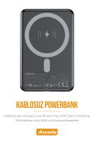 Azeada AZ-P26 Wireless 15W 5000mAh Power Bank Renkli - 10