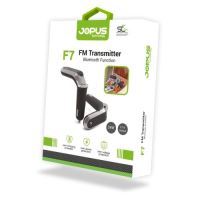 Jopus F7 With Bluetooth In-Car FM Bluetooth Transmitter Gri - 1