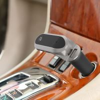 Jopus F7 With Bluetooth In-Car FM Bluetooth Transmitter Gri - 4