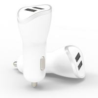 Jopus Universal Universal JO-A5 Tonish JO-A5 Tonish USB Head With 2 USB Port 2400 mAh In-Car Charger Beyaz - 5