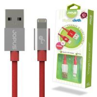 Jopus iPhone 7\7 Plus JO-DK3 1.2mt Stylish Cloth Data Kablosu Kirmizi - 16