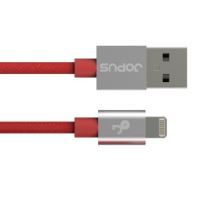 Jopus iPhone 7\7 Plus JO-DK3 1.2mt Stylish Cloth Data Kablosu Kirmizi - 17