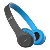 Jopus JO-BH05 Thirsty Mikrofonlu Micro SD Okuyuculu   Bluetooth Kulaklıklar Mavi - 3