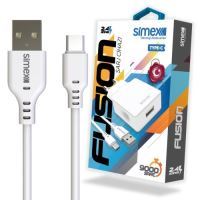 Simex Universal Type-C SPS-01 Fusion   2400 mAh Sarj Seti Beyaz - 1