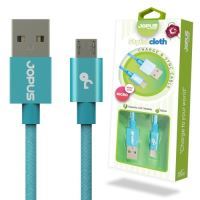 Jopus Micro JO-DK3 1.2 Meter Stylish Cloth Data Cable Mavi - 11