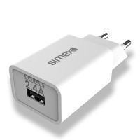 Simex Universal Type-C SPS-03 Optimus 2in1  2400 mAh Sarj Seti Beyaz - 4