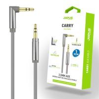 Jopus Universal 3.5mm JA-06 Carry 1 Metre  AUX Kablosu Gri - 1