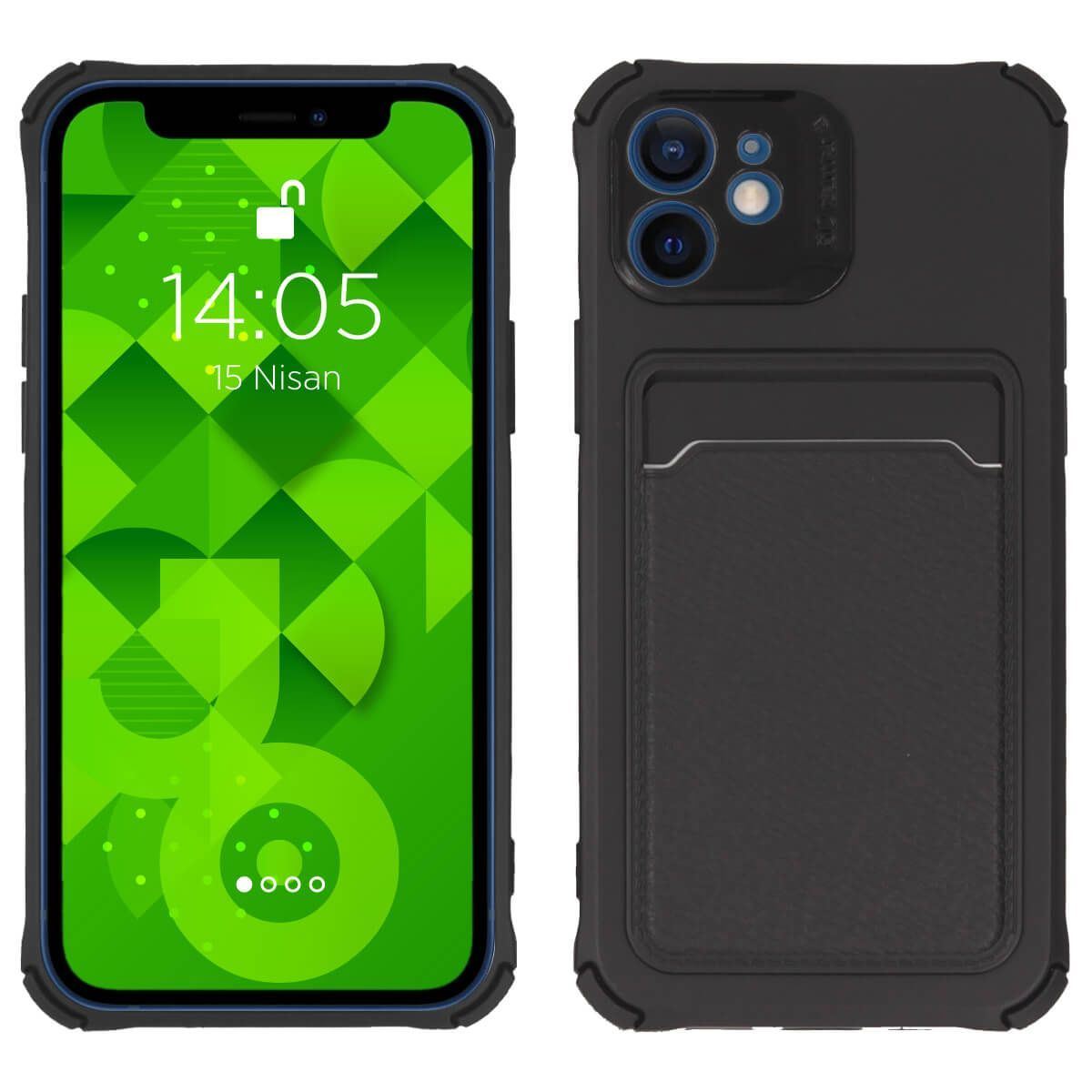 Jopus iPhone 12 JS-254 Kangaroo Phone Case Siyah - 1