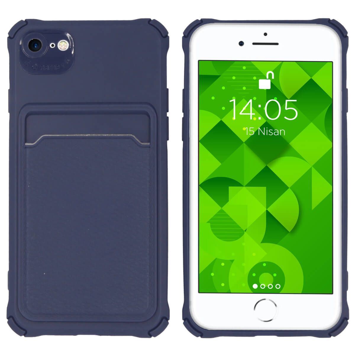 Jopus iPhone 7 / 8 JS-254 Kangaroo   Silikon Kilif Mavi - 1