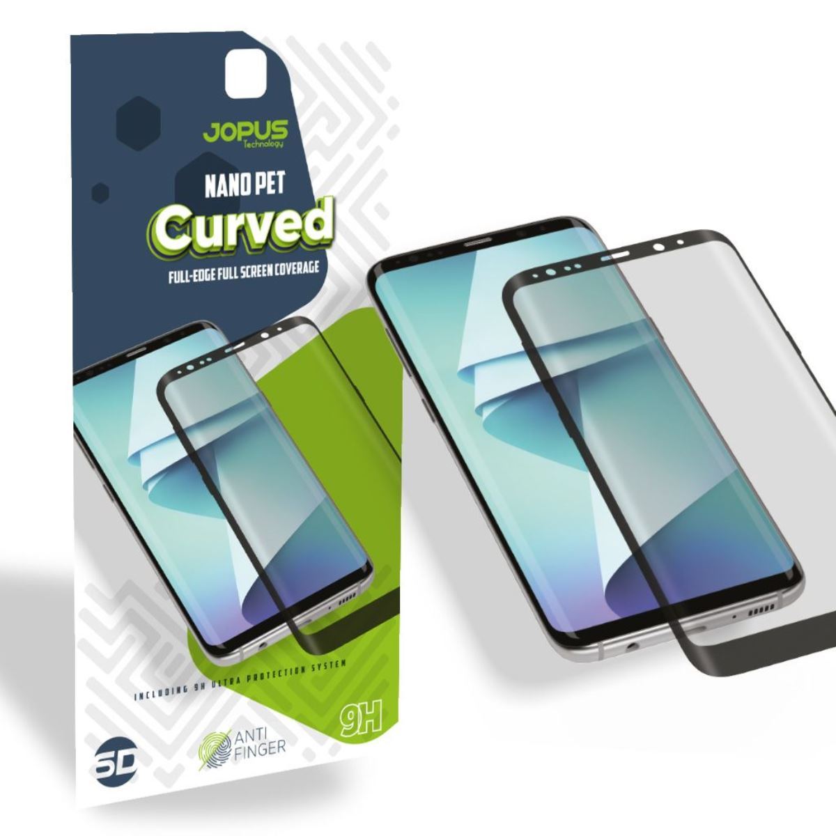 Jopus Samsung S8 Plus / S9 Plus CEK-131 Nano Curve UV  Ekran Koruyucu Seffaf - 1