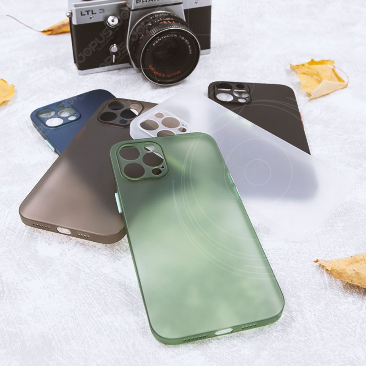 Jopus iPhone 13 Pro Max JS-253 Ultra Slim Phone Case Beyaz - 1