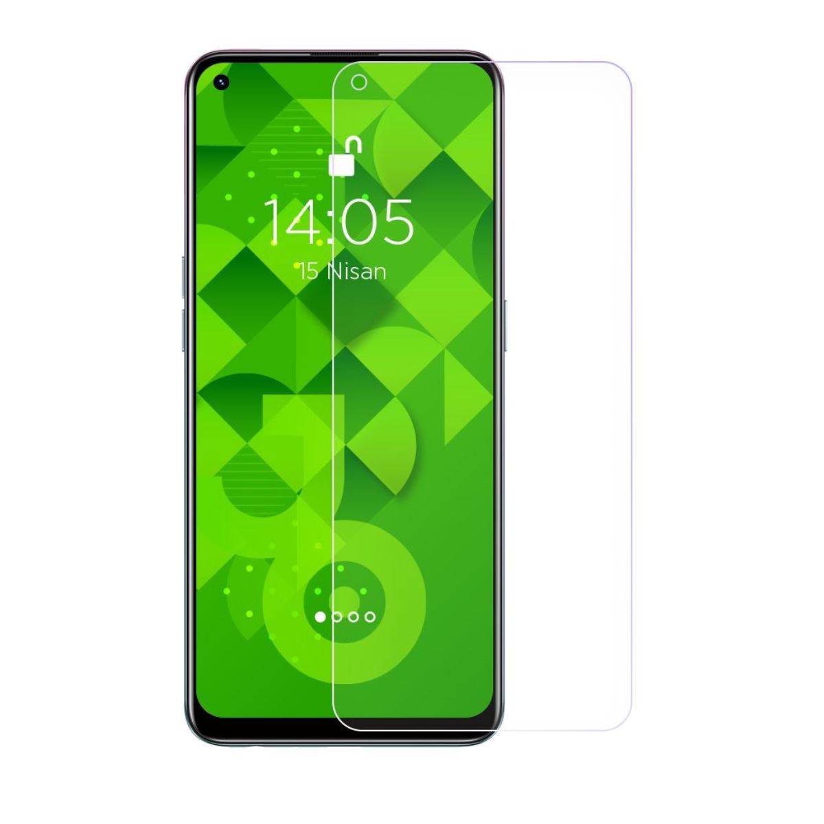 Jopus Oppo Reno 5 Lite CEk-101   Cam Ekran Koruyucu Seffaf - 1