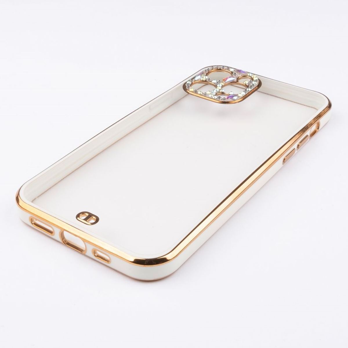 Jopus iPhone 12 Pro JS-273 Stone  Silikon Kilif Beyaz - 1