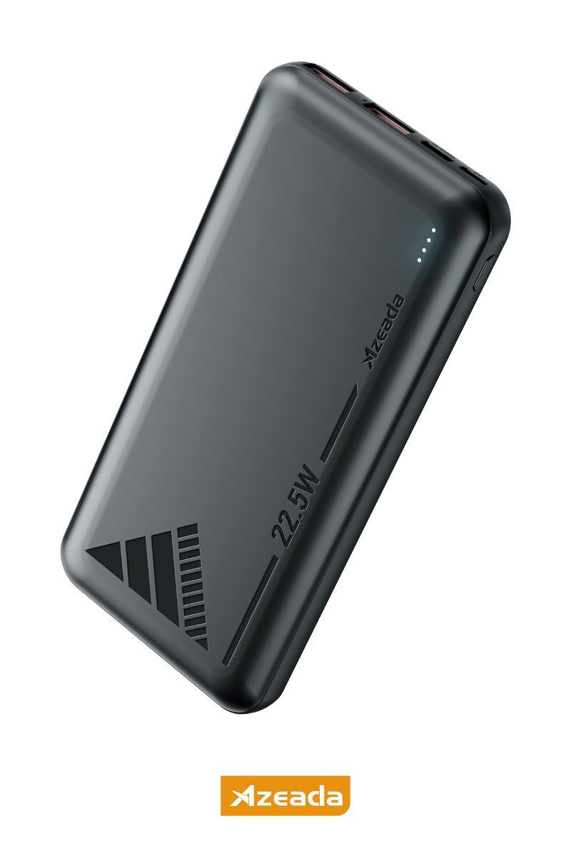 Azeada AZ-P06 22,5W 10000mAh Power Bank Siyah - 1