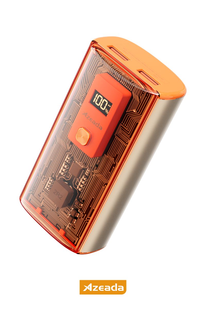 Azeada AZ-P18 22,5W 10000mAh Power Bank Turuncu - 1