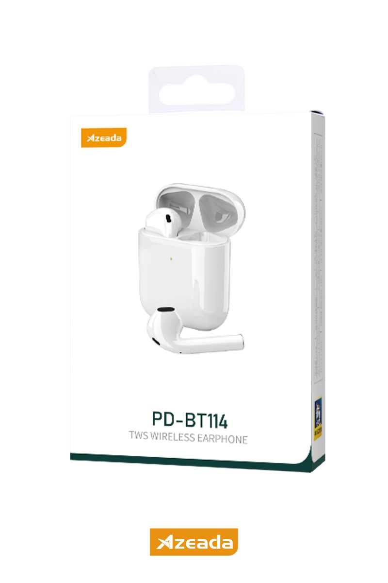Azeada PD-BT114 2.Nesil    Bluetooth Kulaklık Beyaz - 1