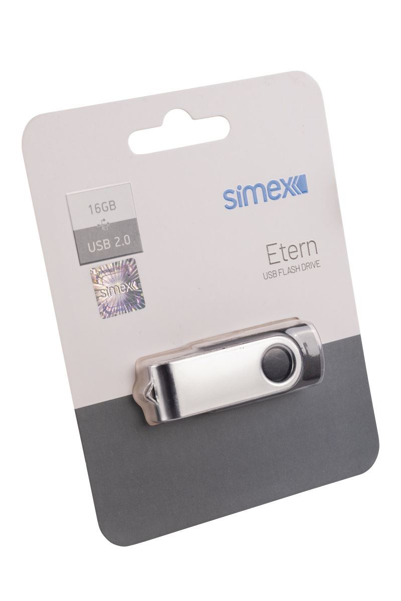 Simex SU-107 Etern 2.0  Metal  16GB USB Bellek SU-107 Etern - 1