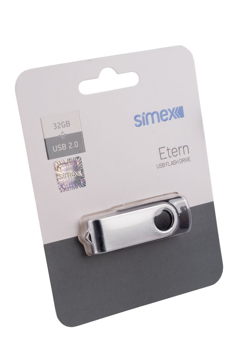 Simex SU-107 Etern 2.0  Metal  32GB USB Bellek SU-107 Etern - 1