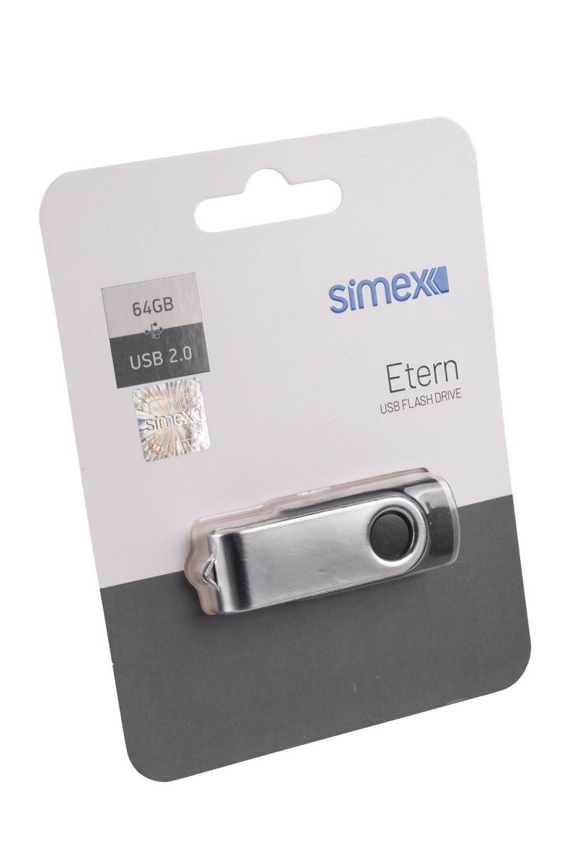 Simex SU-107 Etern 2.0  Metal  64GB USB Bellek SU-107 Etern - 1