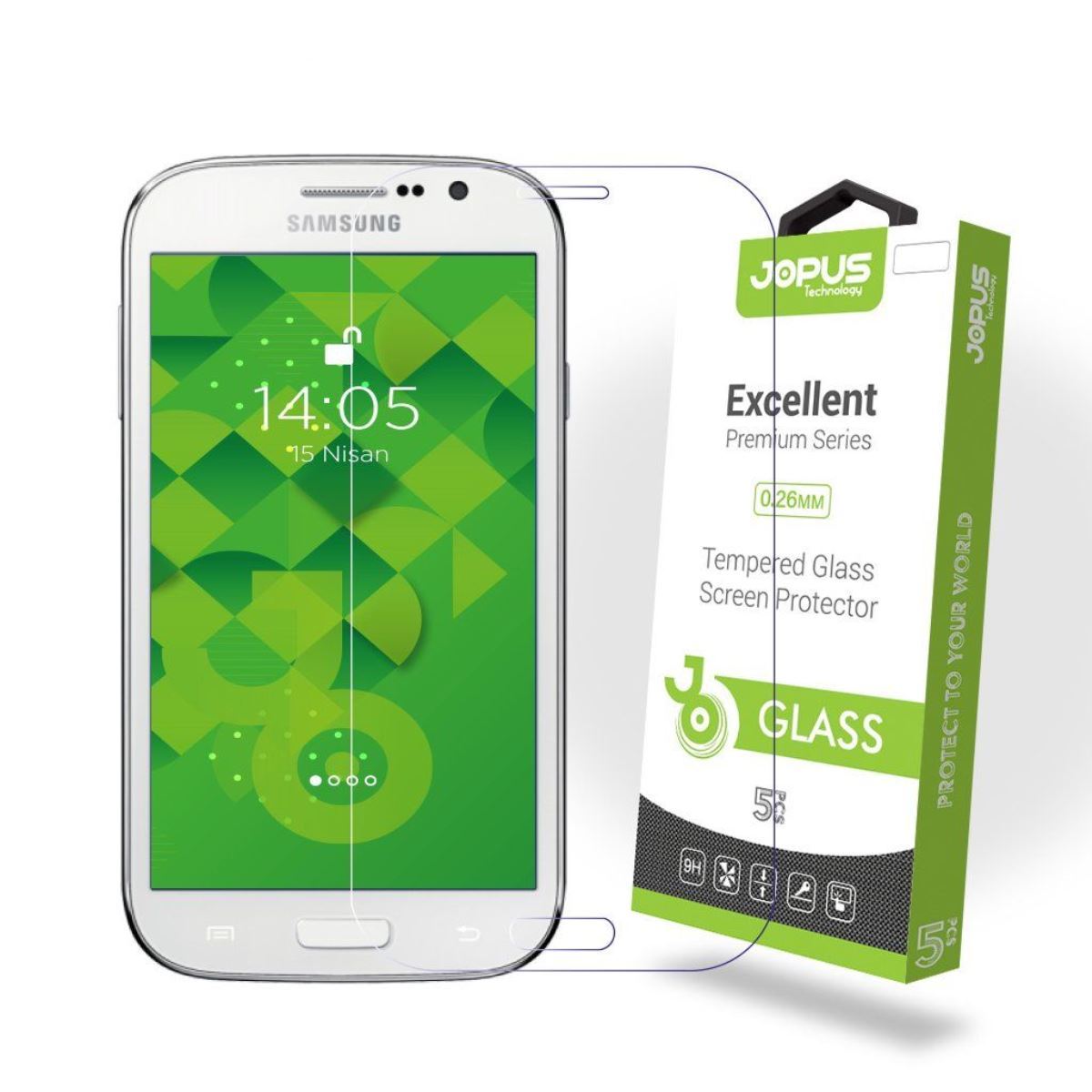 Jopus Samsung I9060 Cek-101   Cam Ekran Koruyucu Seffaf - 1