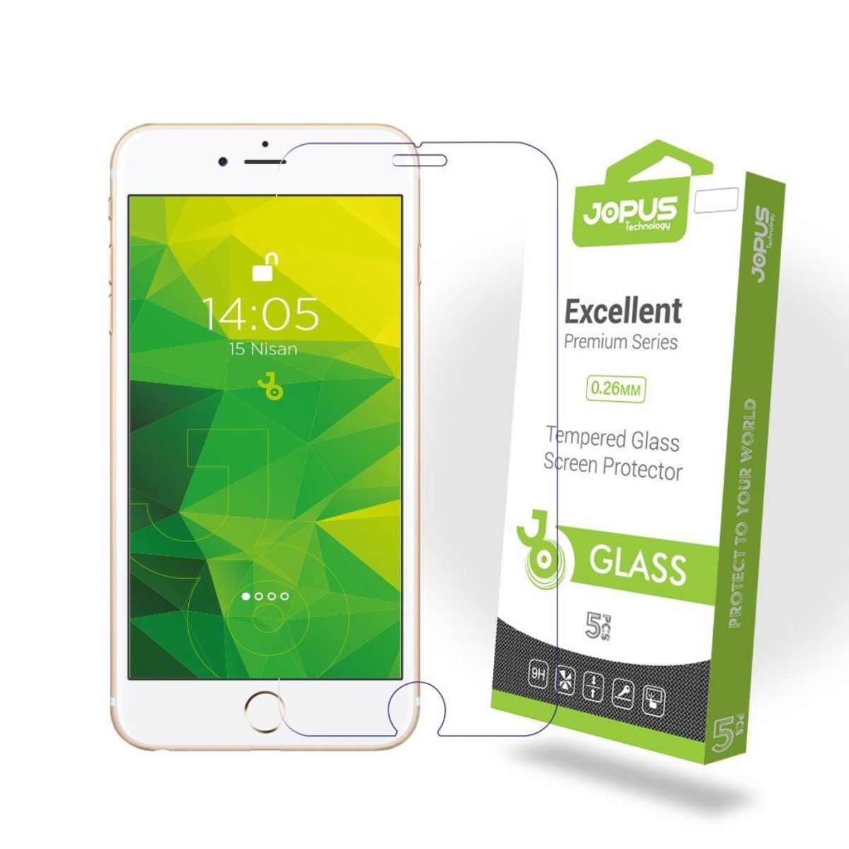 Jopus iPhone 6G Plus Cek-101 Screen Protector Seffaf - 1